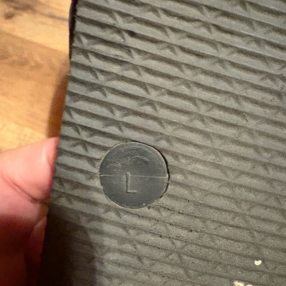 Fox Blue and Black Flip-Flops - Picture 3 of 3